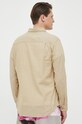 Pepe Jeans koszula lniana Parker Long zielony PM307793.855