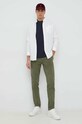 Хлопковая рубашка Pepe Jeans Fabio PM307753.800 белый AW23