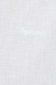 Pepe Jeans koszula lniana PM307794.504 niebieski