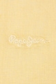 Πουκάμισο από λινό Pepe Jeans Parker PM307794.039 κίτρινο