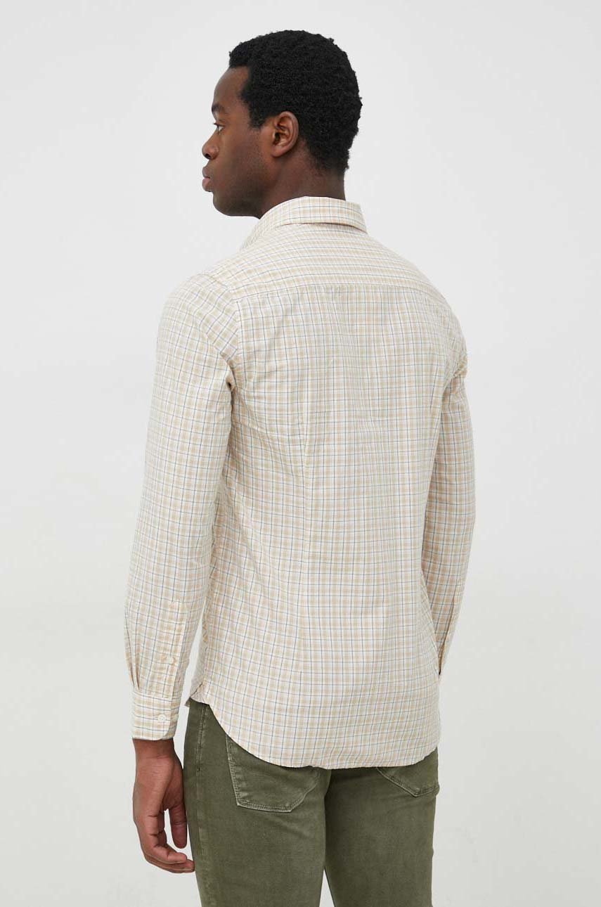 bej Pepe Jeans camasa din bumbac Lincoln