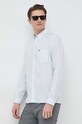 Πουκάμισο από λινό Lacoste μπλε CH5692