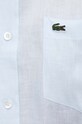 Πουκάμισο από λινό Lacoste CH5692 μπλε