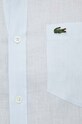Льняная рубашка Lacoste CH5699 голубой