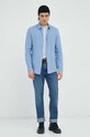 Odzież Drykorn koszula lniana Ruben 47188.126004.3702 niebieski