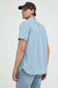 Abbigliamento Mustang camicia in cotone 1013859.5000.210 blu