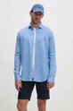 Polo Ralph Lauren koszula bawełniana 710899386 niebieski