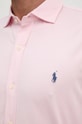 Polo Ralph Lauren camasa din bumbac 710899386 roz AW24