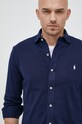Polo Ralph Lauren koszula bawełniana 710899386 granatowy