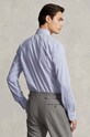 Хлопковая рубашка Polo Ralph Lauren 712907290 голубой SS23