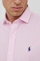 Bombažna srajca Polo Ralph Lauren 712907420 roza