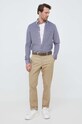 Одяг Бавовняна сорочка Tommy Hilfiger MW0MW30675.PPYX темно-синій
