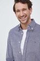 Бавовняна сорочка Tommy Hilfiger MW0MW30675.PPYX темно-синій