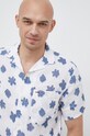 Πουκάμισο από λινό Tommy Hilfiger λευκό MW0MW30891.PPYX