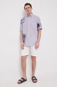 Одежда Хлопковая рубашка Tommy Hilfiger MW0MW31441.PPYX голубой