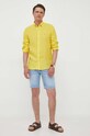 Ленена риза Tommy Hilfiger MW0MW30897.PPYX жълт SS23