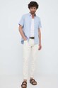 Ρούχα Λινό πουκάμισο Tommy Hilfiger MW0MW30694.PPYX μπλε