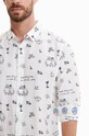 Desigual camasa din bumbac 23SMCW16 alb SS23