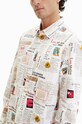 Desigual koszula bawełniana 23SMCW20 biały SS23