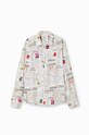 Desigual koszula bawełniana 23SMCW20 biały