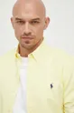 rumena Bombažna srajca Polo Ralph Lauren
