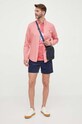 Polo Ralph Lauren koszula bawełniana 710906936 różowy SS24