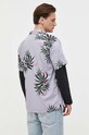 Хлопковая рубашка Billabong фиолетовой ABYWT00205