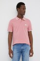 Levi's tricou polo roz A4842.0009