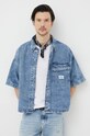 Calvin Klein Jeans koszula jeansowa J30J322775.PPYX niebieski