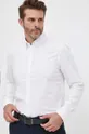 білий Бавовняна сорочка BOSS BOSS ORANGE