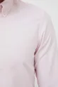 Βαμβακερό πουκάμισο BOSS BOSS ORANGE ροζ