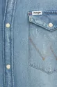 Wrangler camicia di jeans blu