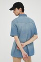 Wrangler camicia di jeans blu W5H8LWZ53