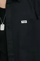Βαμβακερό πουκάμισο Wrangler μαύρο