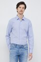 BOSS koszula bawełniana 50490466 niebieski