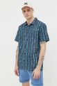 Quiksilver koszula bawełniana EQYWT04463 granatowy SS23