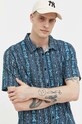 Bavlnená košeľa Quiksilver tmavomodrá EQYWT04463