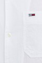 Košile s příměsí lnu Tommy Jeans DM0DM15924.PPYX bílá