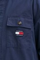 Pamučna košulja Tommy Jeans DM0DM15129.PPYX mornarsko plava