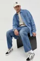 Rifľová košeľa Tommy Jeans modrá