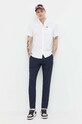 Superdry camasa din bumbac M4010623A.01C alb SS23