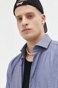 HUGO koszula bawełniana 50490122 granatowy