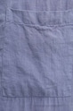 Lněná košile HUGO 50490761 modrá SS25