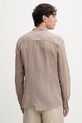 Oblečení HUGO košile pánská lněná 50490740 béžová