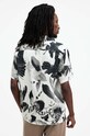 AllSaints koszula FREQUENCY SS SHIRT biały MS064Y