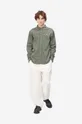 Carhartt WIP cotton shirt Madison Fine Cord Shirt green