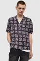 czarny AllSaints koszula CUBE SS SHIRT Męski