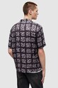 AllSaints koszula CUBE SS SHIRT MS071Y czarny