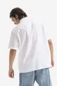 Neil Barett camicia in cotone Bold Neck Short Sleeve Shirt 100% Cotone