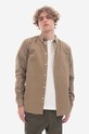 Bavlnená košeľa Norse Projects Anton Light Twill regular béžová N40.0790.0966